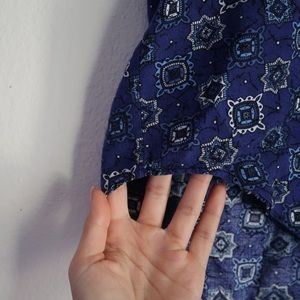 BLUE VINTAGE COLLARED SHIRT